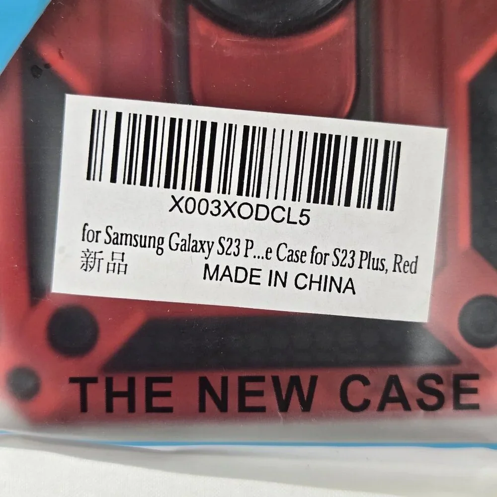 Set of 2 Phone Cases for Samsung S23 Plus Pink Red New in Packaging